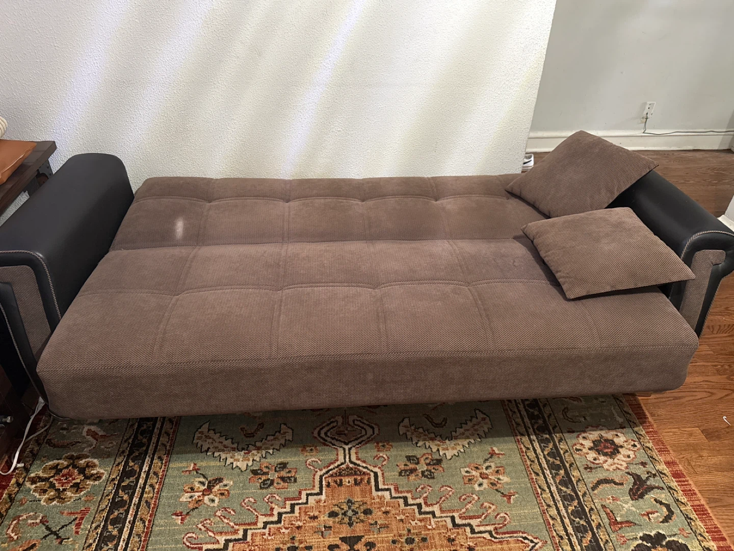 Brown Sofa with Storage - photo 2