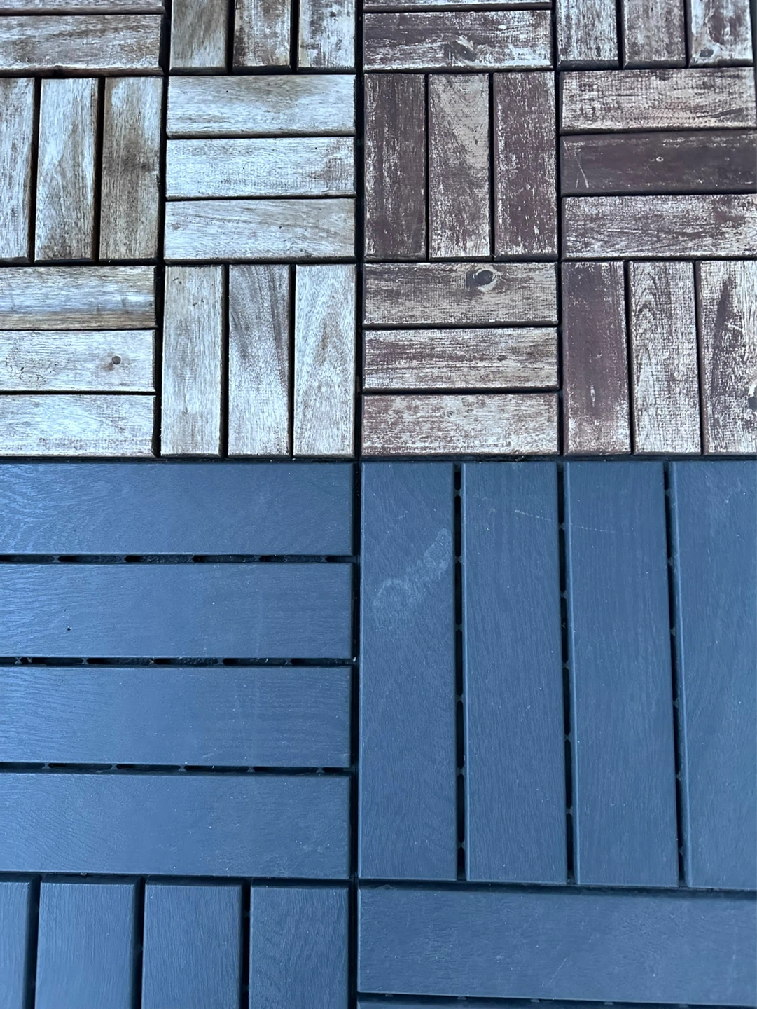 Deck Tiles - Blue and Wood - photo 3