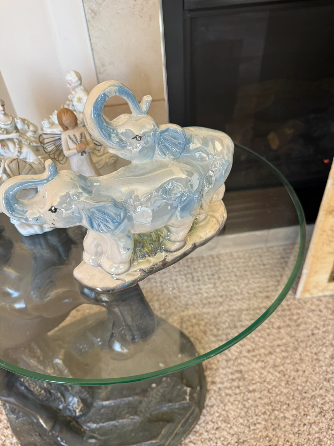 Vintage Ceramic Elephant Figurine - photo 3
