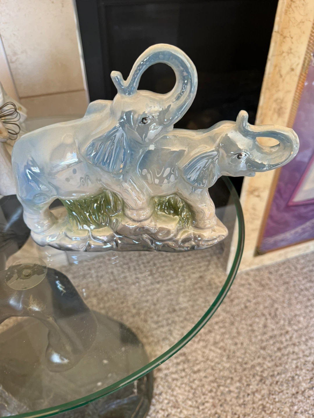 Vintage Ceramic Elephant Figurine