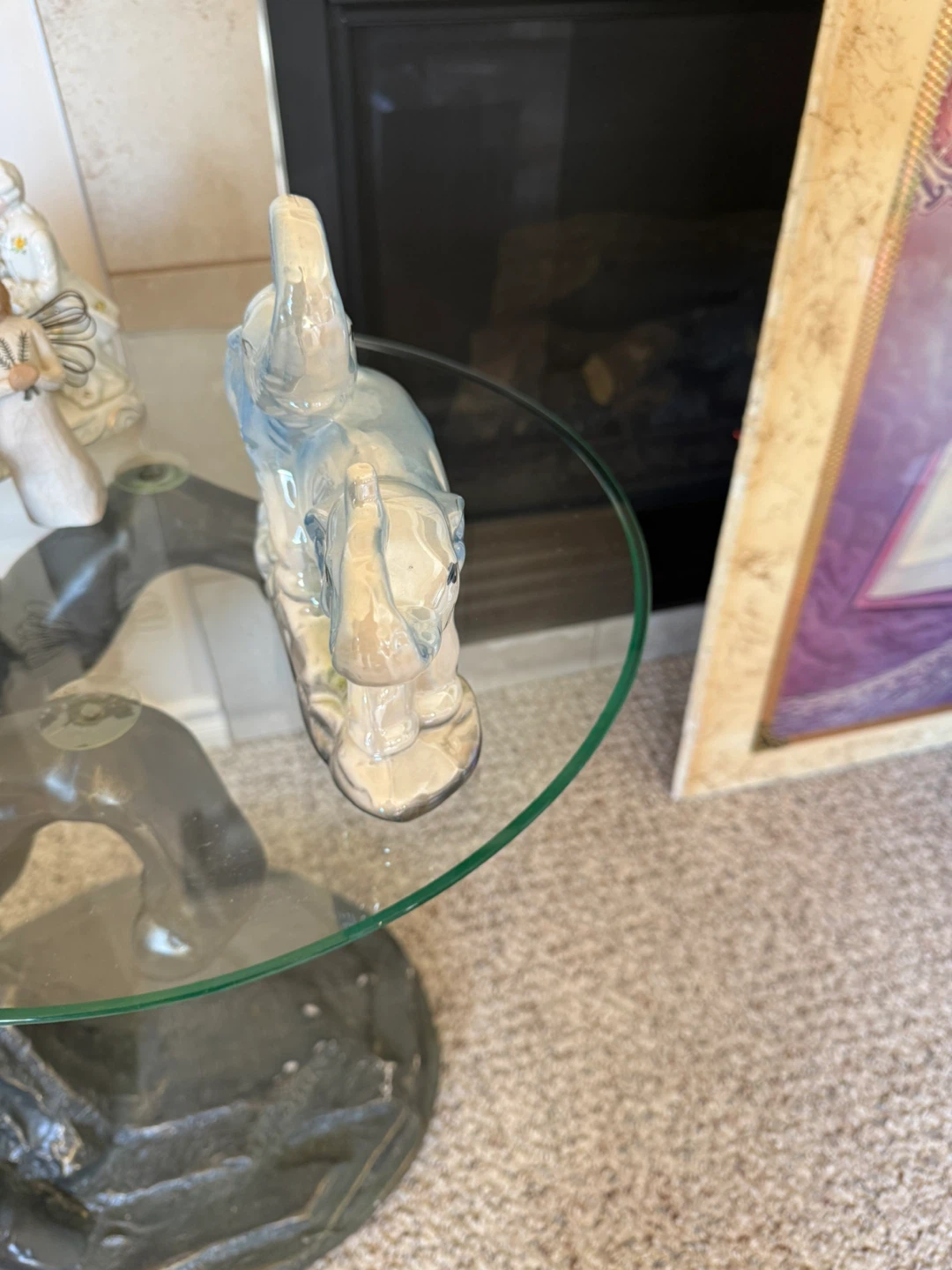 Vintage Ceramic Elephant Figurine - photo 2