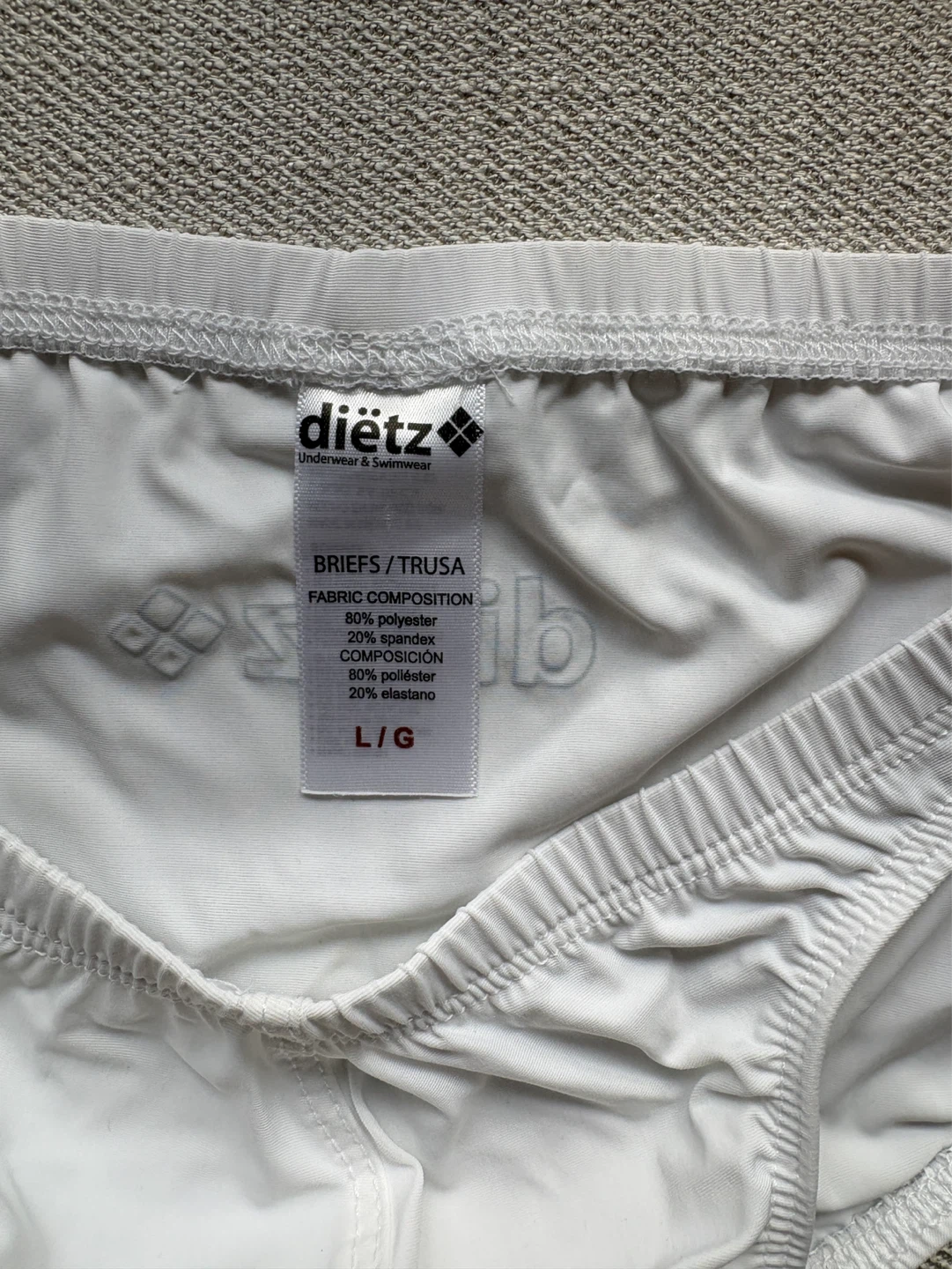 Men’s Underwear - Dietz White Briefs - photo 3
