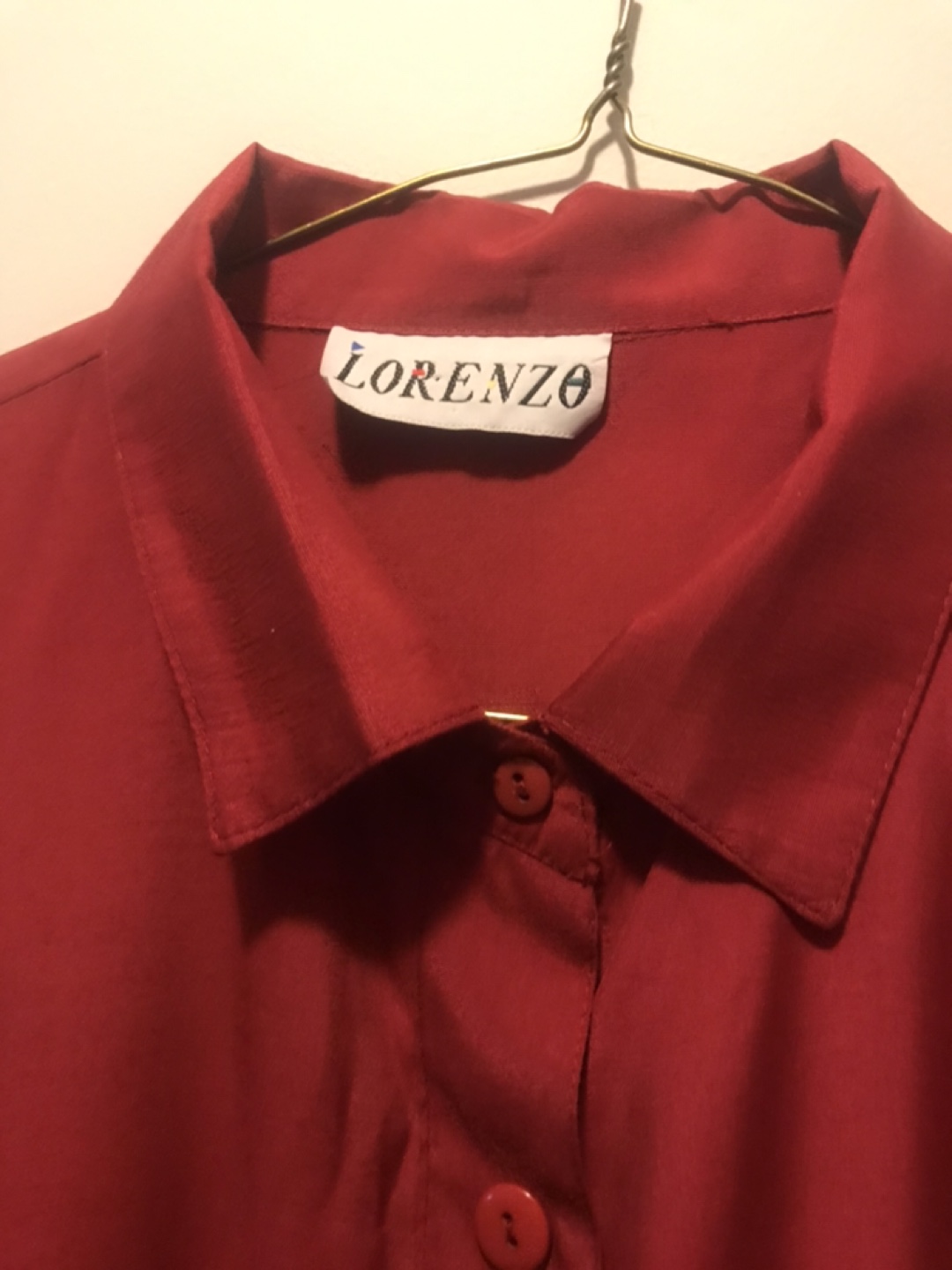 LORENZO Red Button-Up Shirt - photo 2