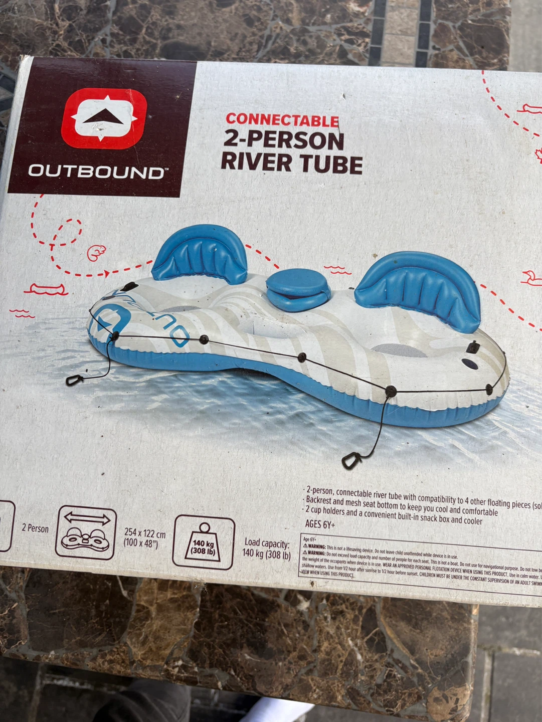 Outbound Connectable 2-Person River Tube