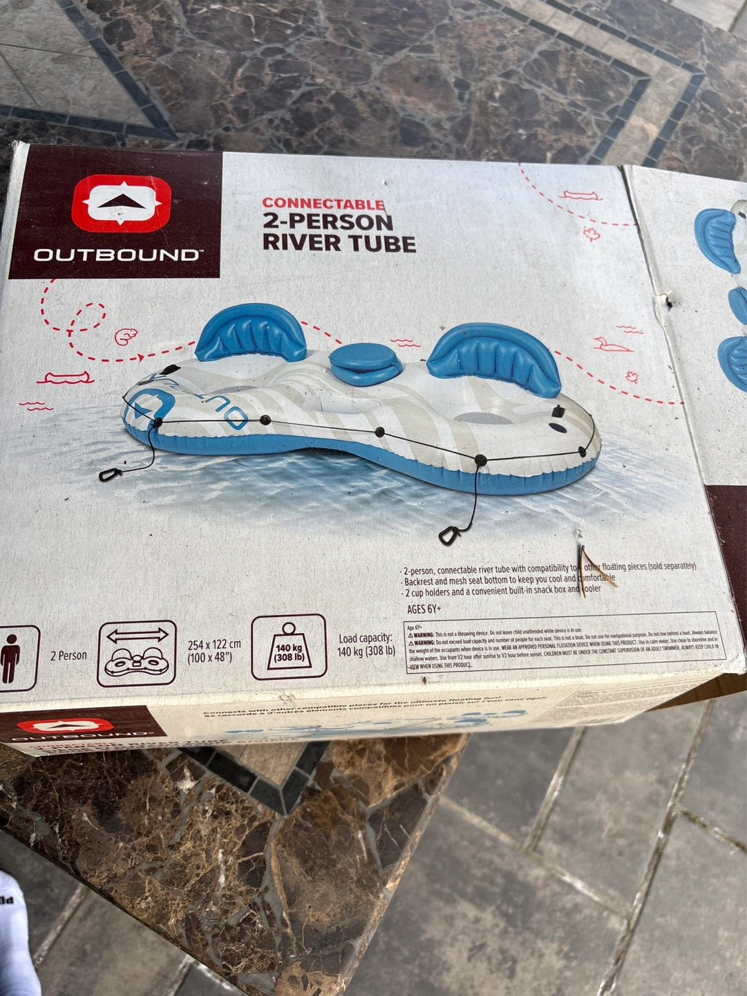 Outbound Connectable 2-Person River Tube - photo 2