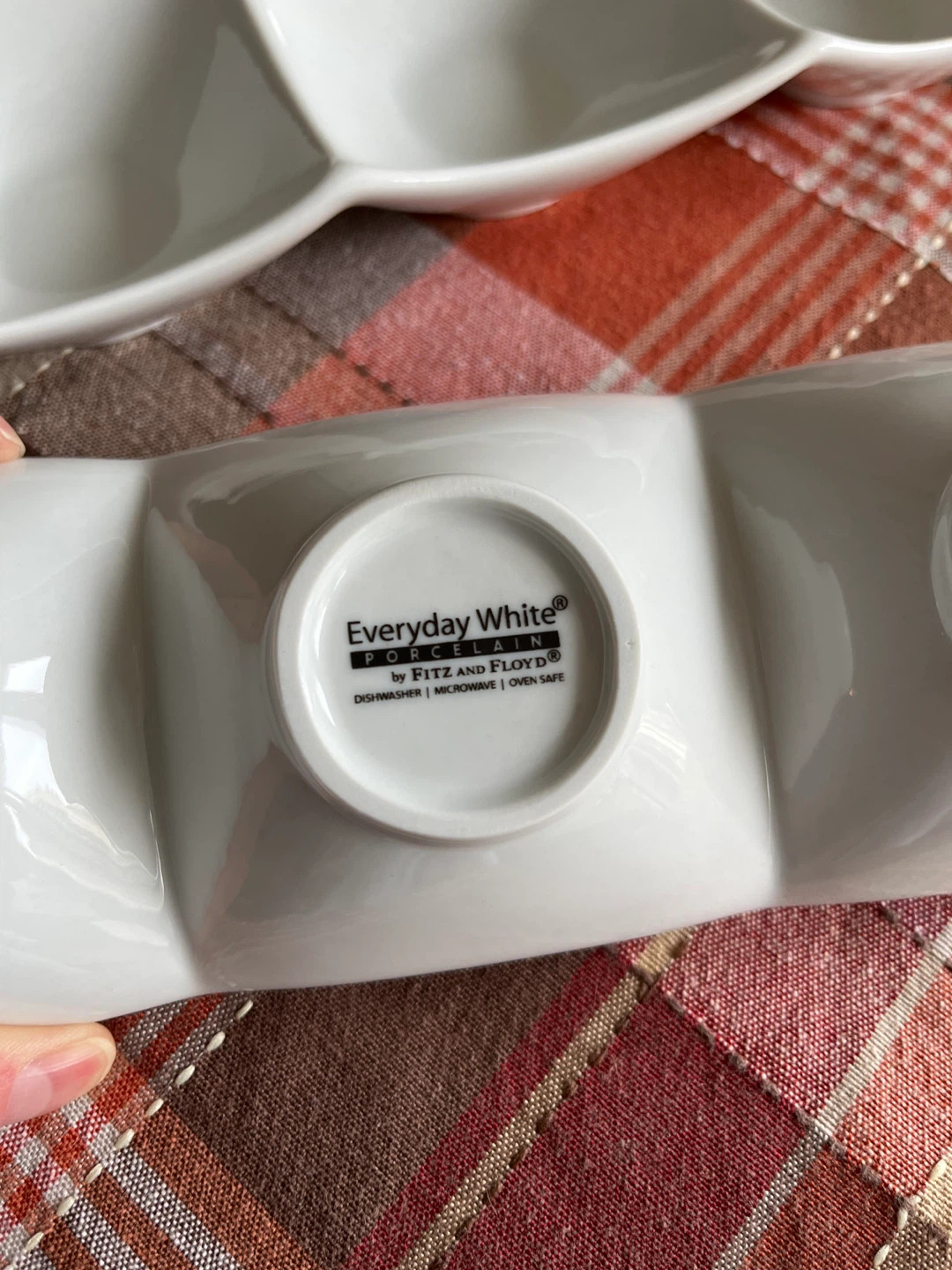 White Ceramic Serving Platters - photo 4