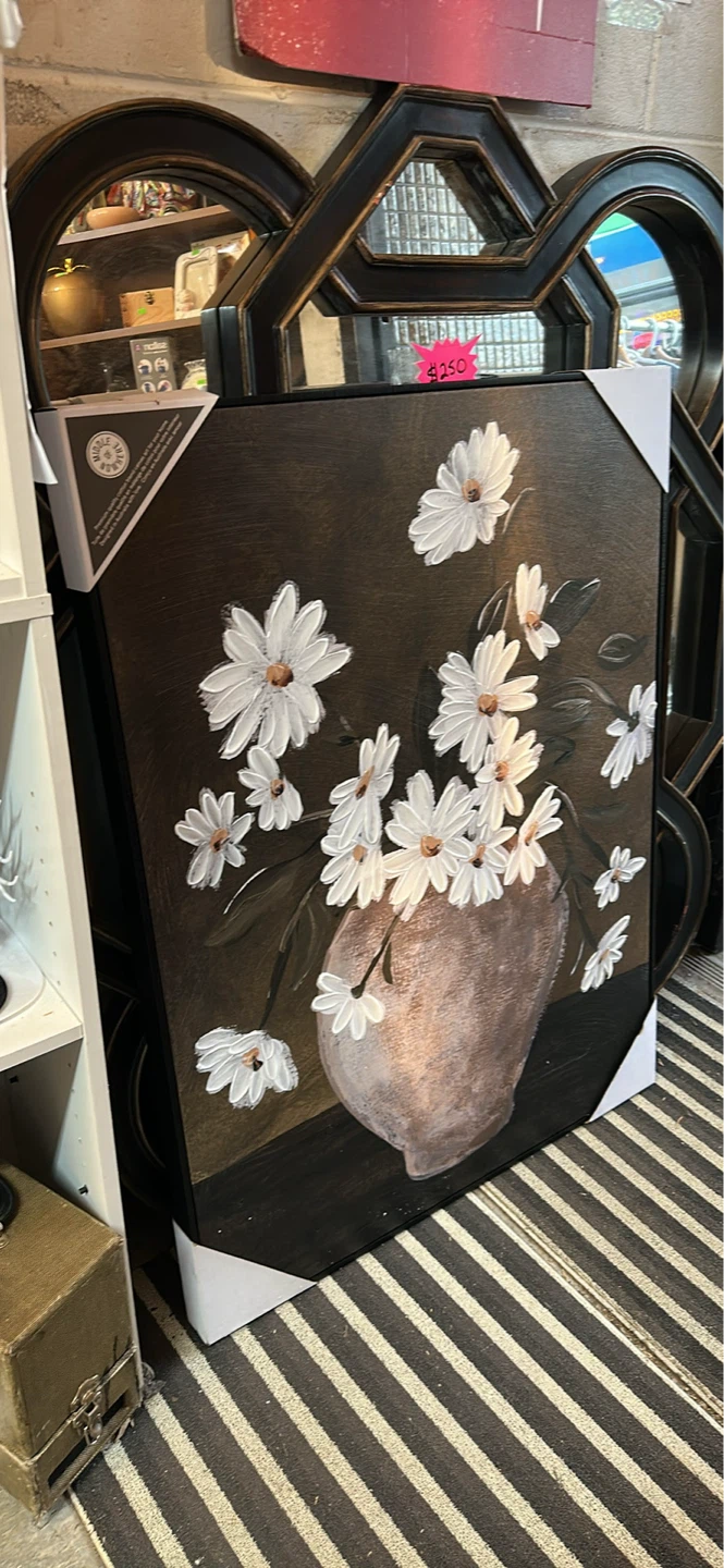 Middle of Nowhere Daisy Canvas Art
