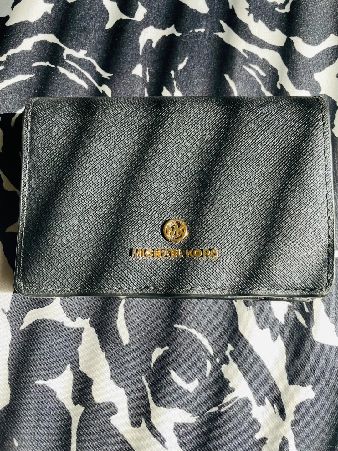 Michael Kors Black Saffiano Leather Bifold Wallet