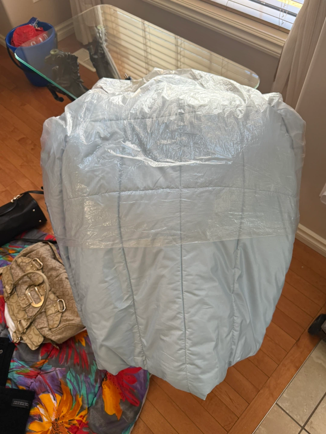 Light Blue Puffer Jacket - photo 5