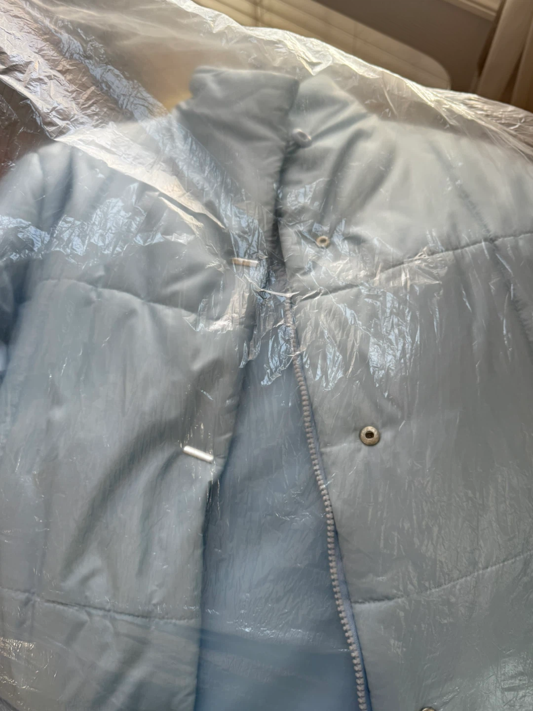 Light Blue Puffer Jacket - photo 3
