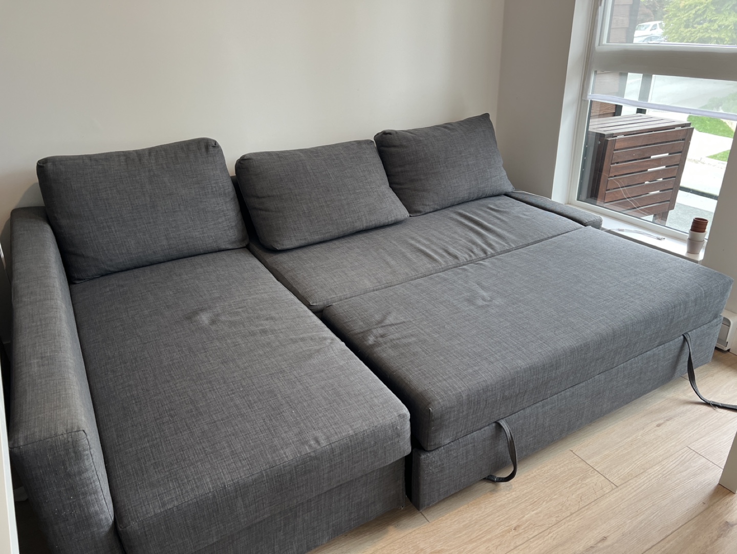 Grey Sectional Sofa Bed - photo 2