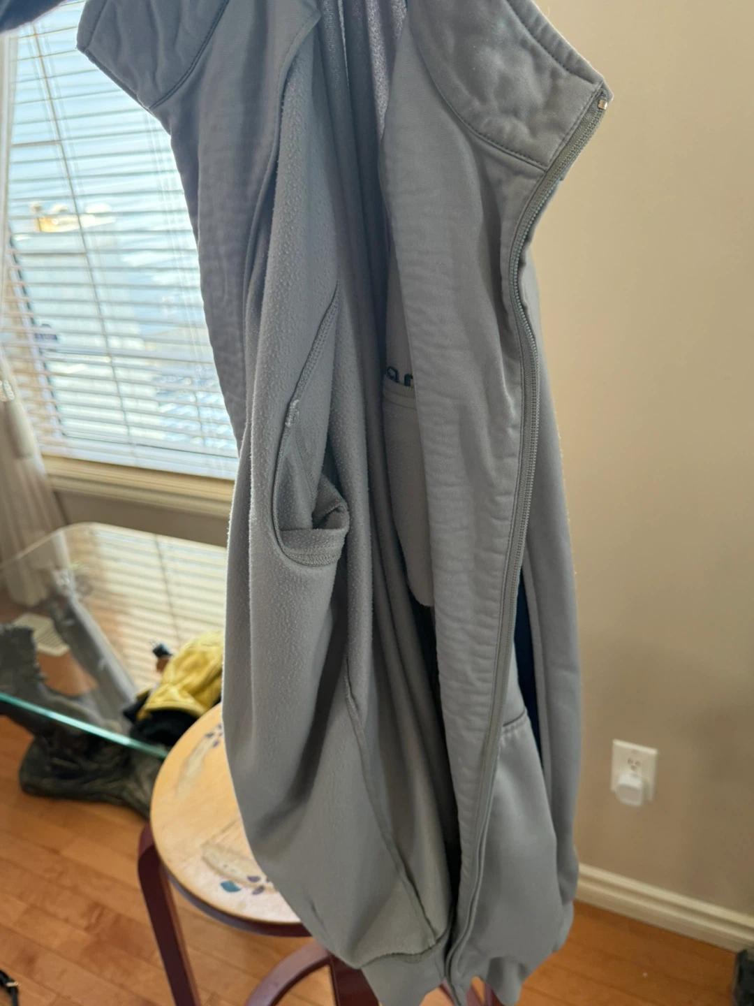 Jordan Grey Zip-Up Jacket - Size M - photo 3