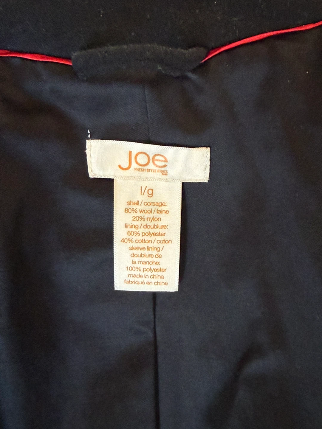 Joe Fresh Black Wool Blend Pea Coat - photo 3