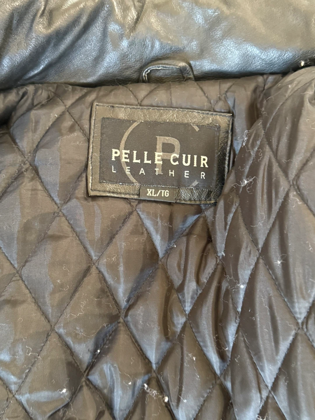 Pelle Cuir Leather Jacket - Black - Size XL/TG - photo 3