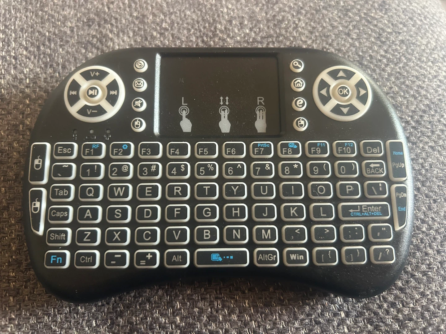 Wireless Mini Keyboard with Touchpad and Backlight - photo 3
