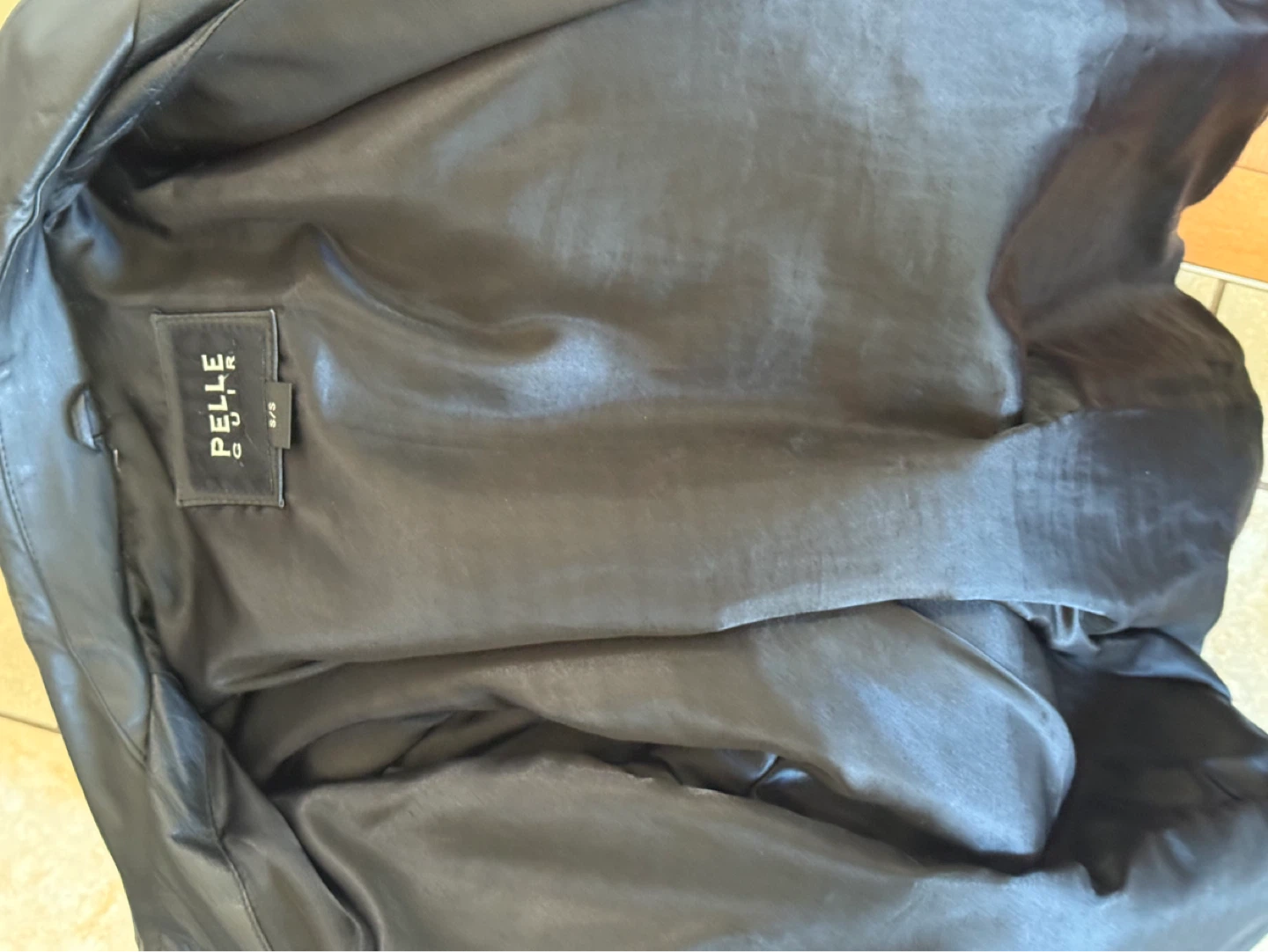 Pelle Studio Black Leather Jacket - Size S/G - photo 3