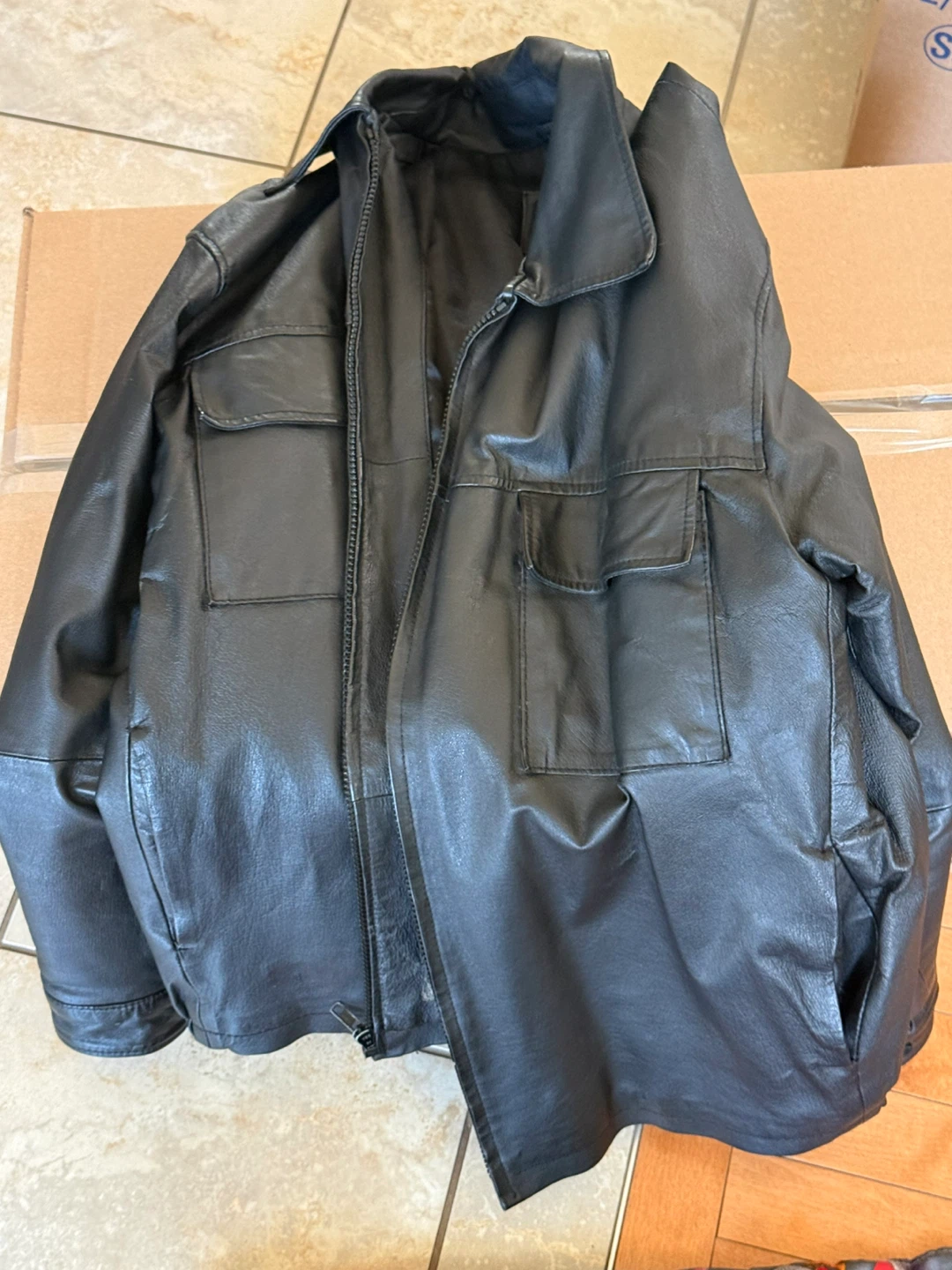 Pelle Studio Black Leather Jacket - Size S/G