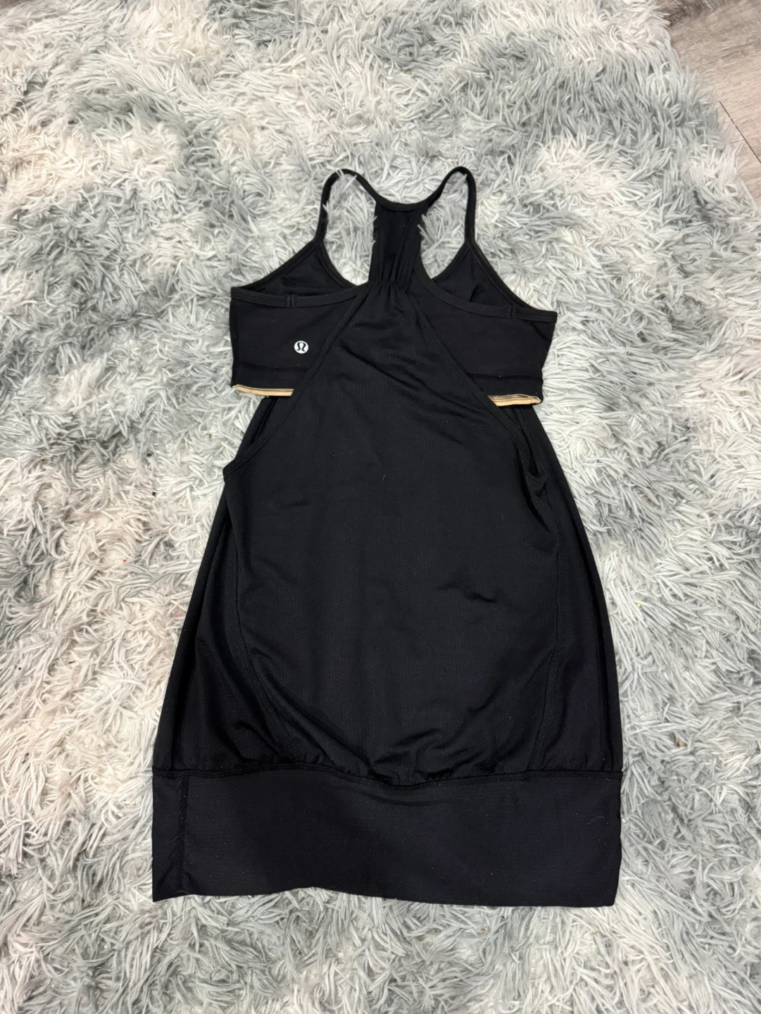 Lululemon Black Tank Top with Built-in Bra - photo 2