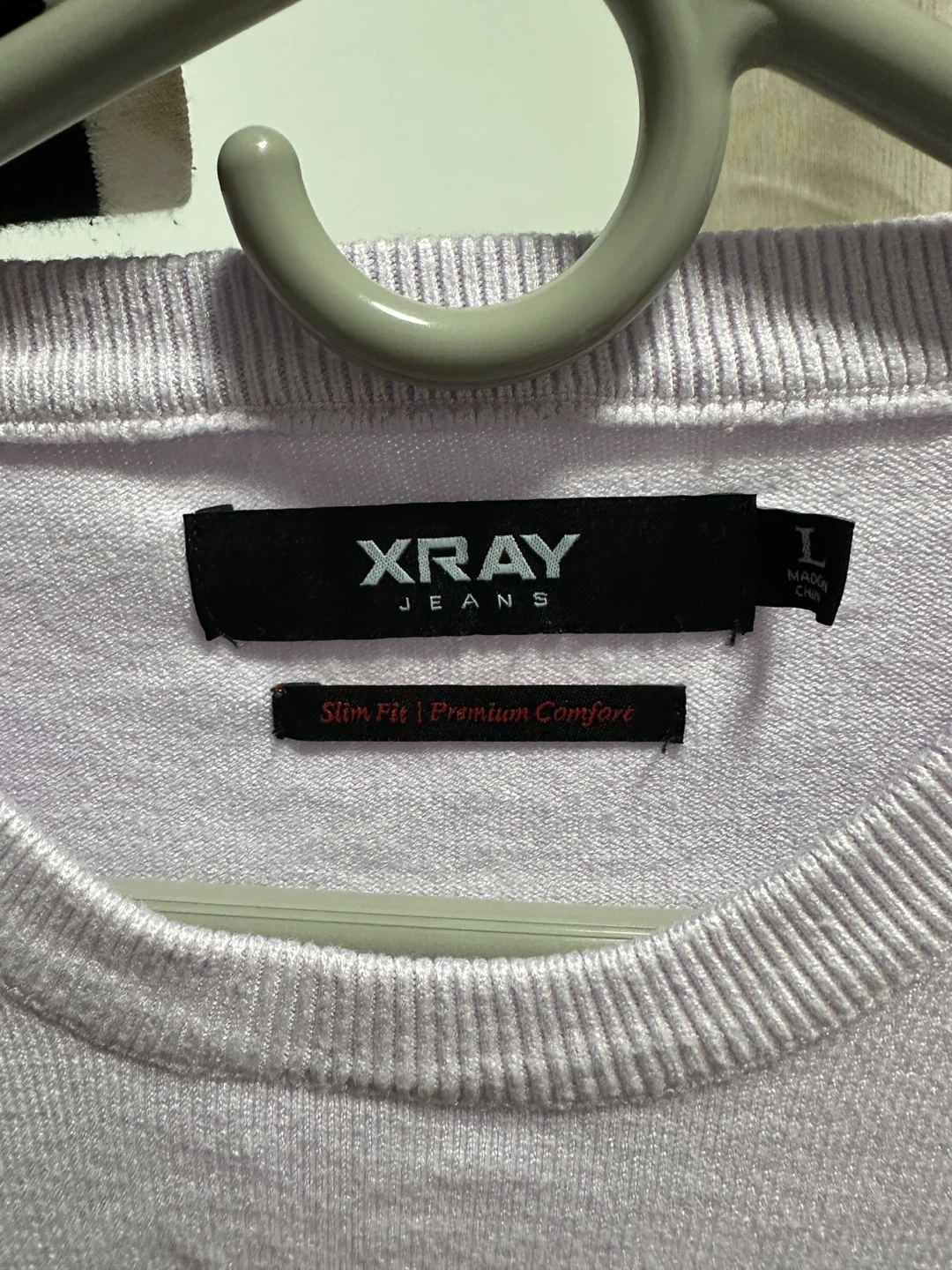 XRAY JEANS Slim Fit Sweater - Lavender - Size L - photo 3