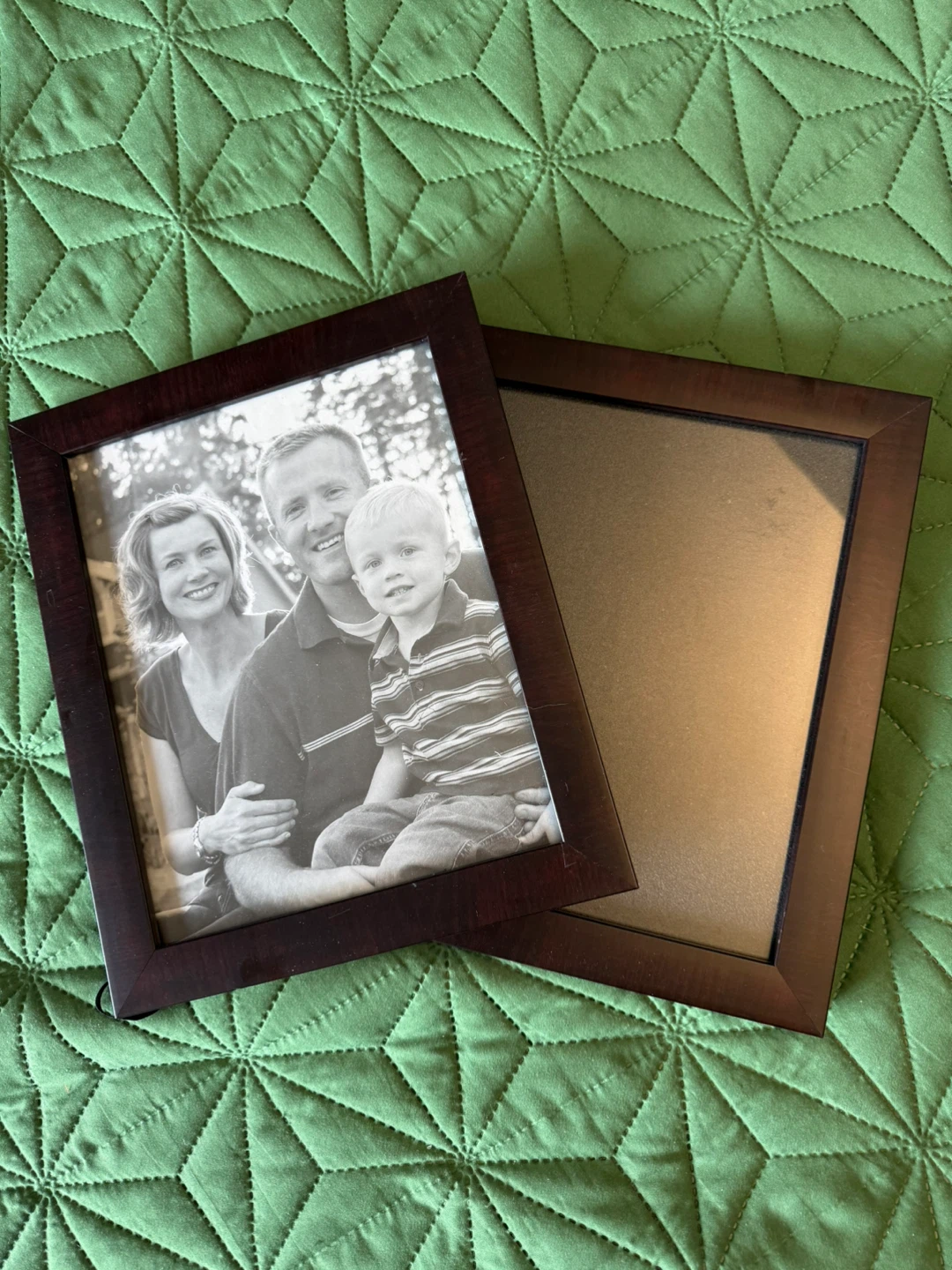 🌱 Set of 2 Dark Wood Picture Frames