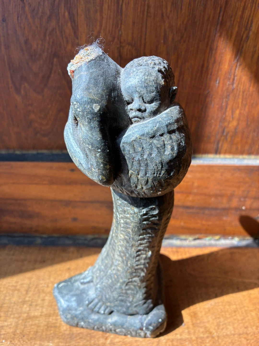 Vintage Zimbabwe Shona Sculpture Art serpentine Africa statue - photo 4