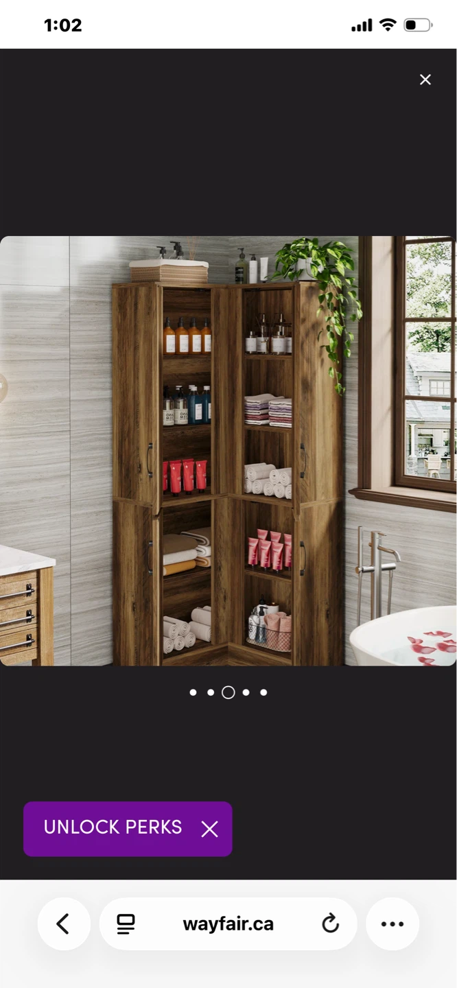 Rustic Wood Corner Cabinet - photo 5