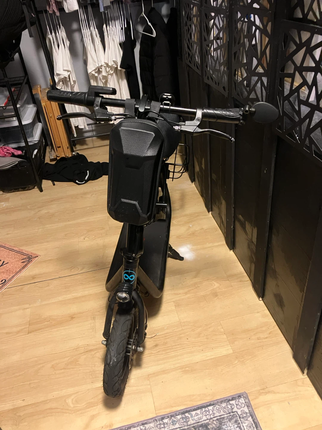 Electric Scooter with Seat and Basket - photo 2