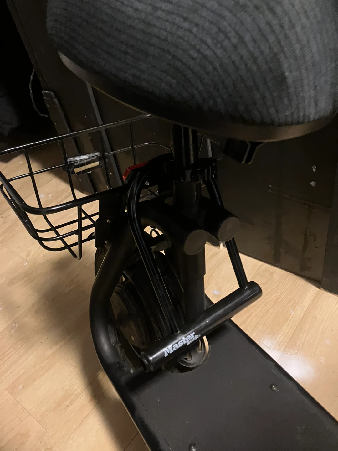 Electric Scooter with Seat and Basket - photo 4