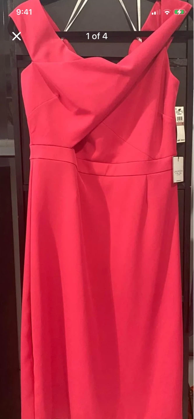 Laundry by Shelli Segal Off-the-Shoulder Dress - photo 2