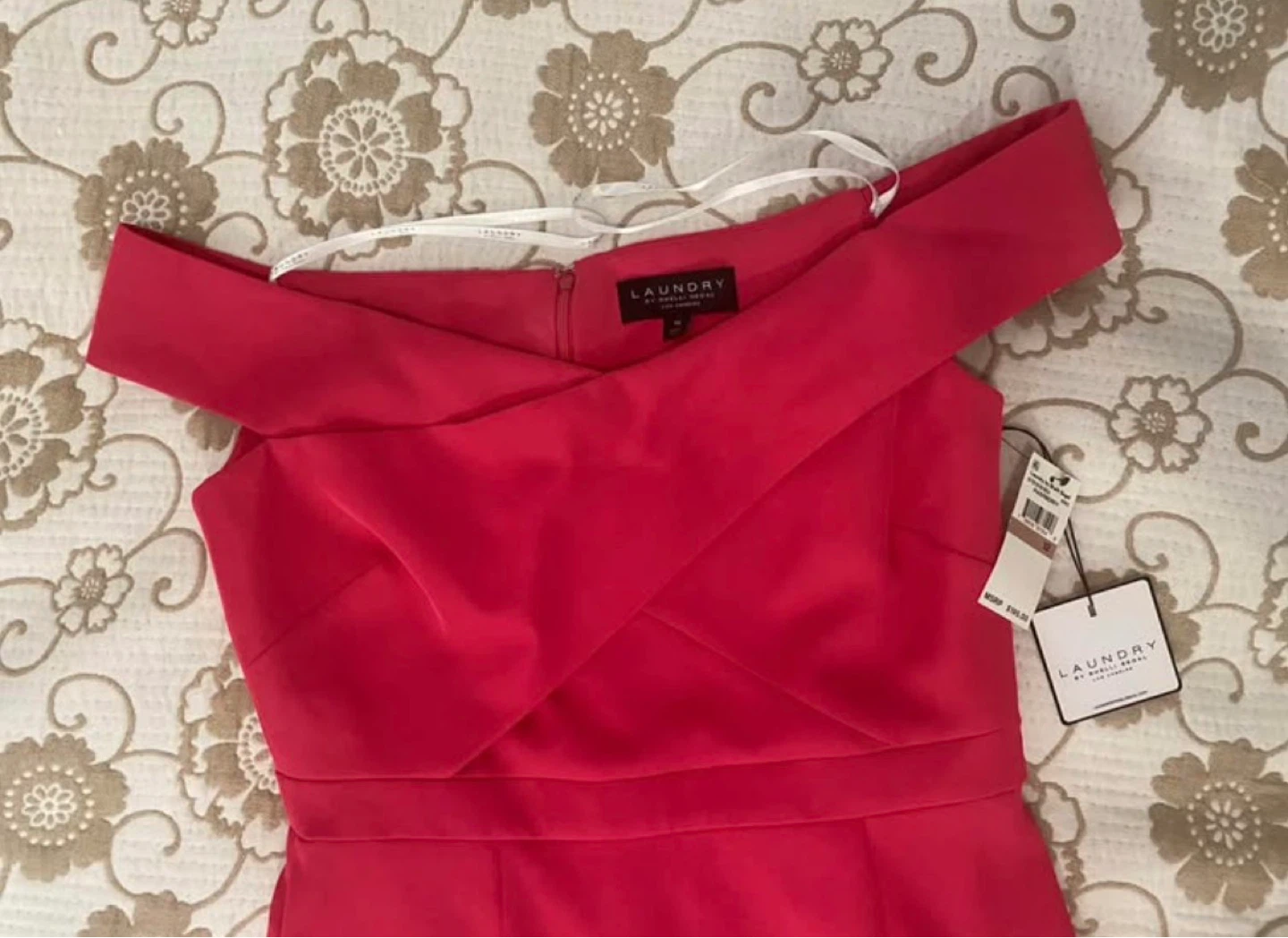 Laundry by Shelli Segal Off-the-Shoulder Dress