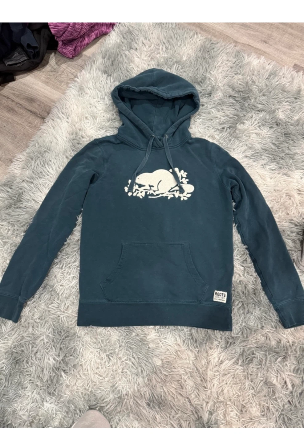 Roots Beaver Logo Hoodie