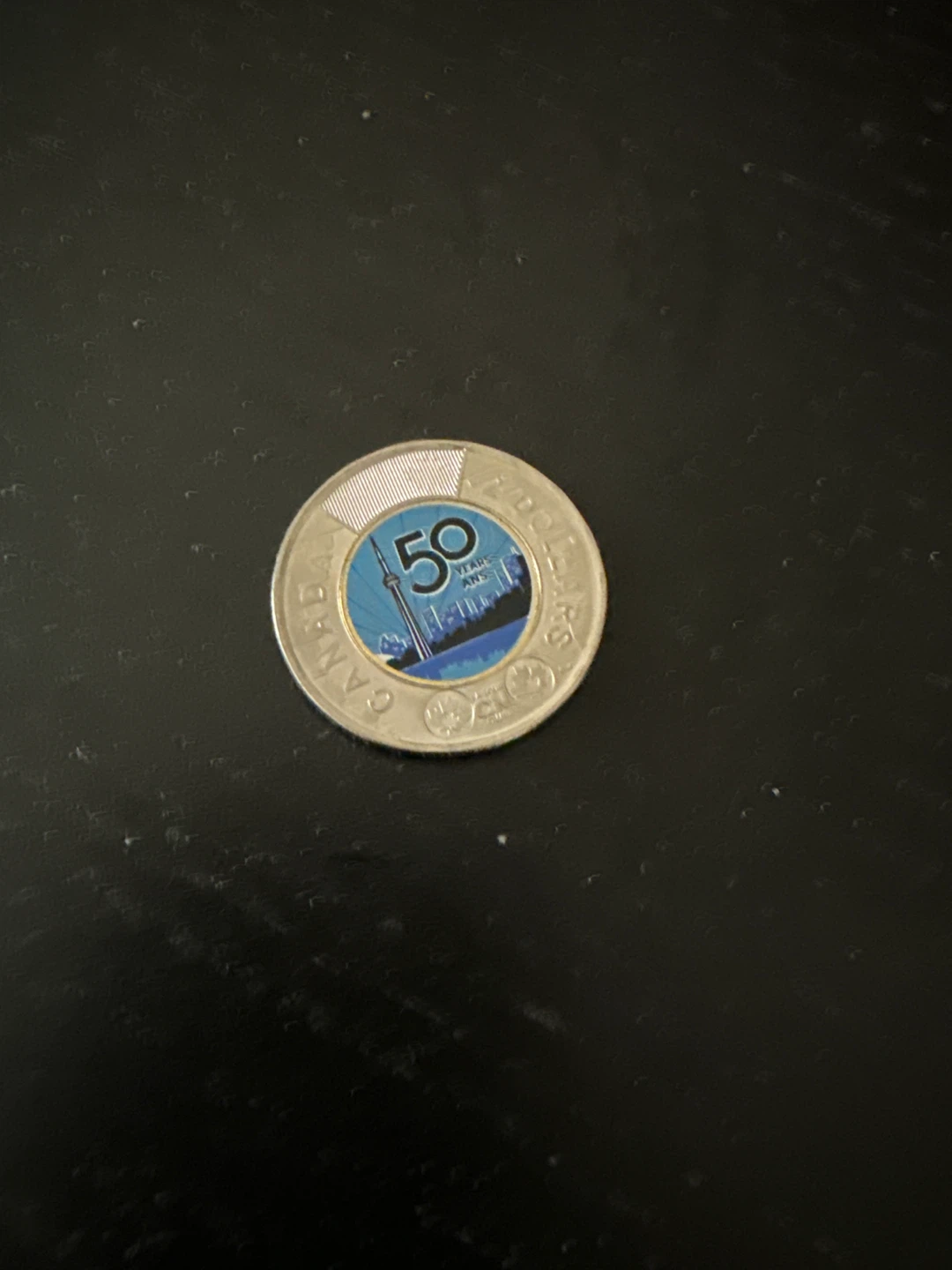 Canada 50th Anniversary CN Tower $2 Coin