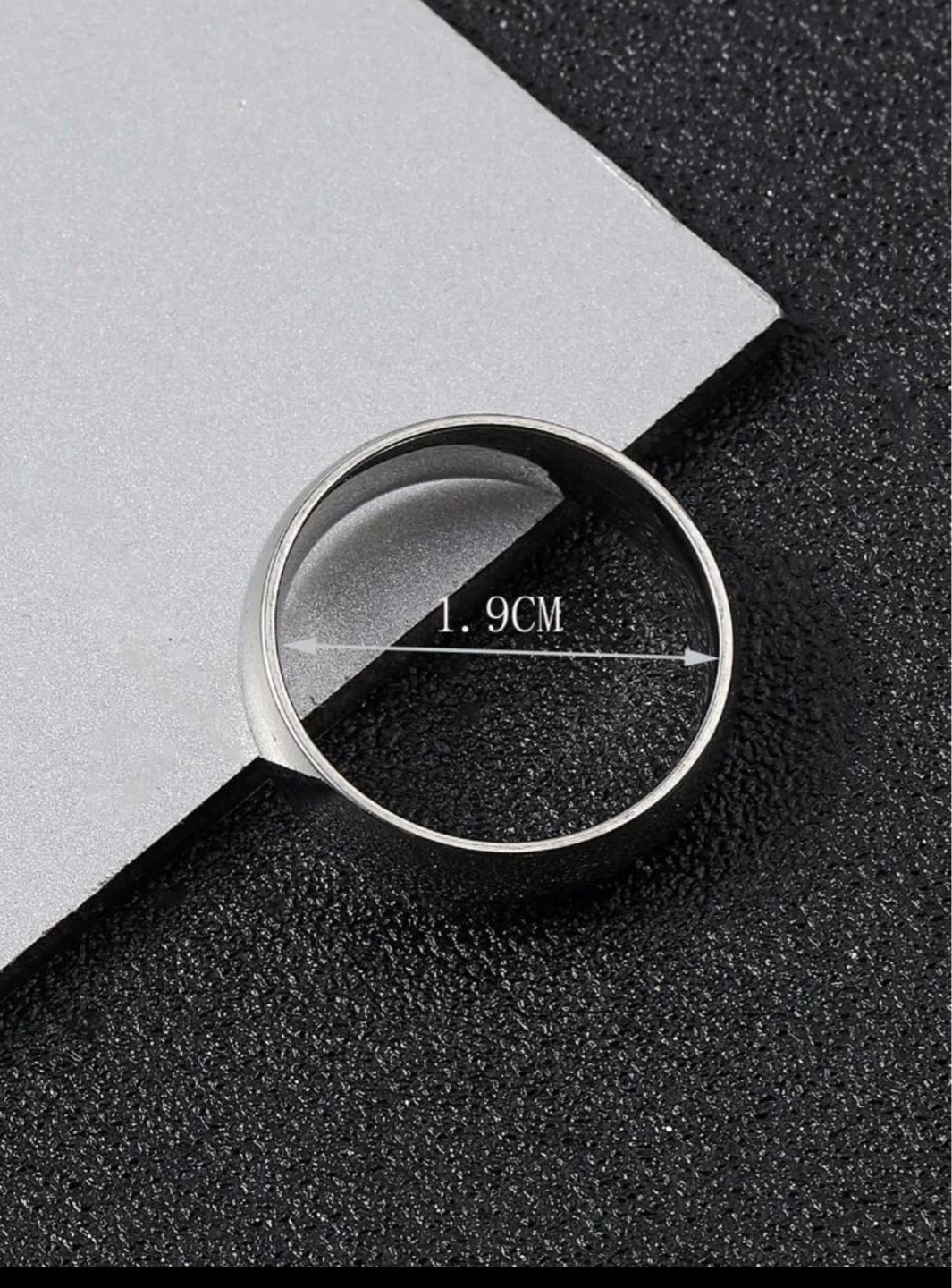 Stainless steel ring size 11 - photo 2