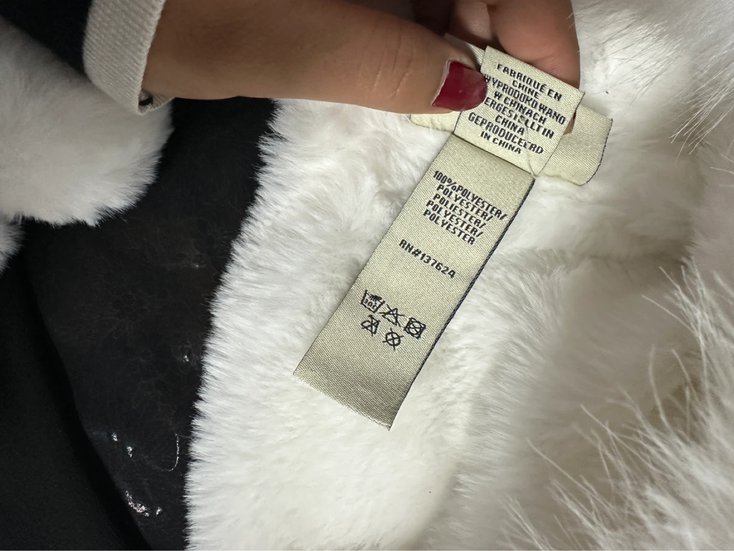 Sincerely Jules White Faux Fur Hood Hat with Paws - photo 5