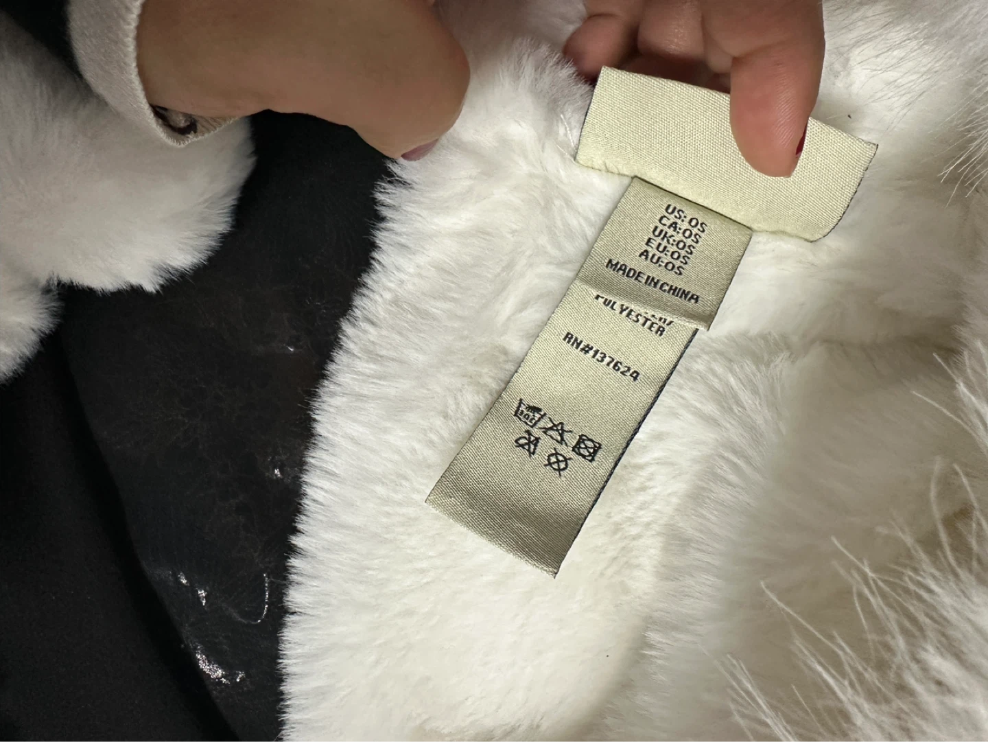 Sincerely Jules White Faux Fur Hood Hat with Paws - photo 4