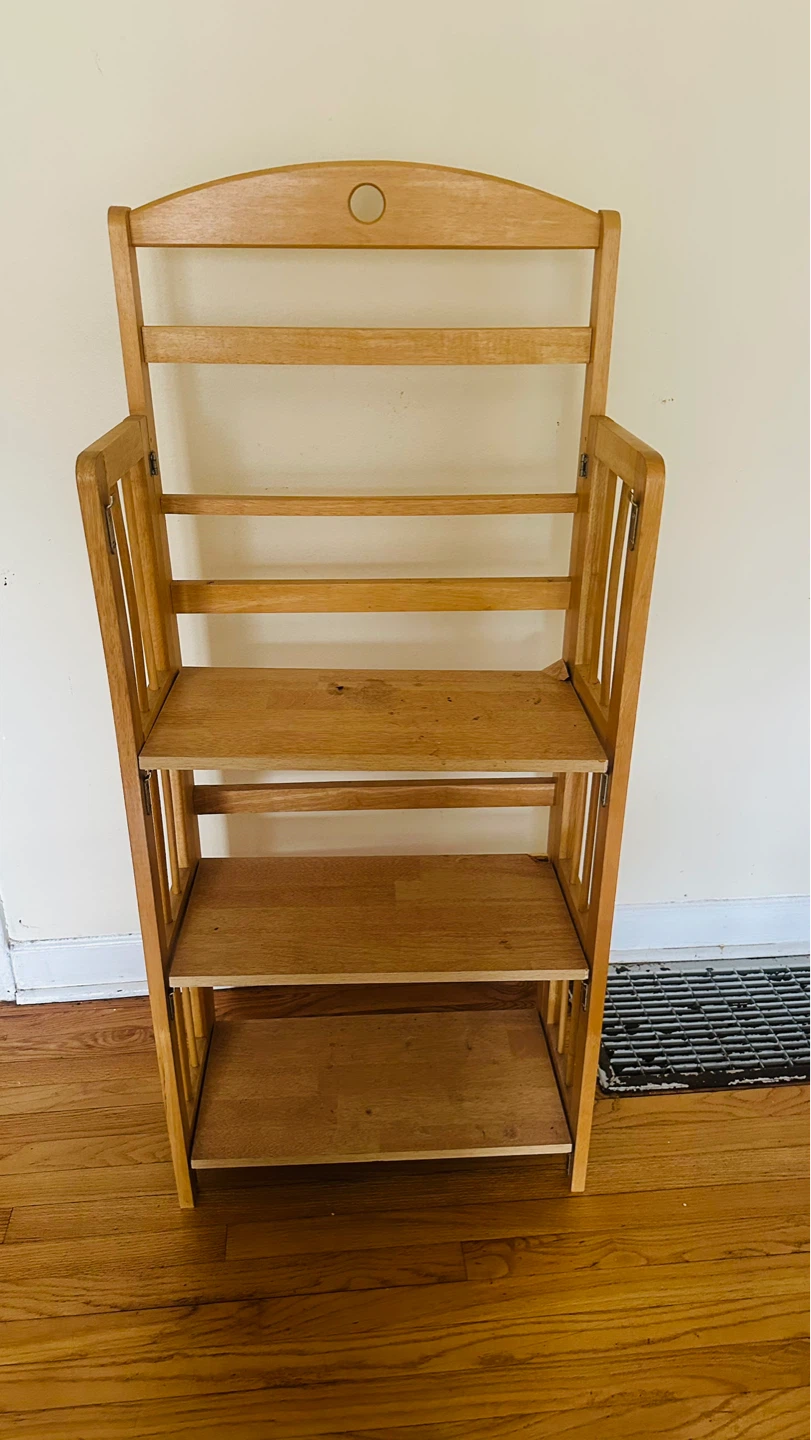 Wooden Folding Bookshelf - photo 3