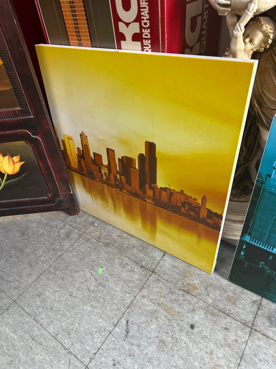 Canvas Print - Cityscape at Sunset