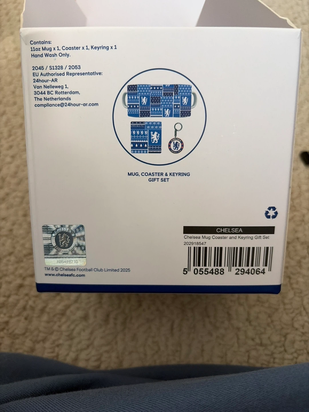 Chelsea FC Mug, Coaster & Keyring Gift Set - photo 3