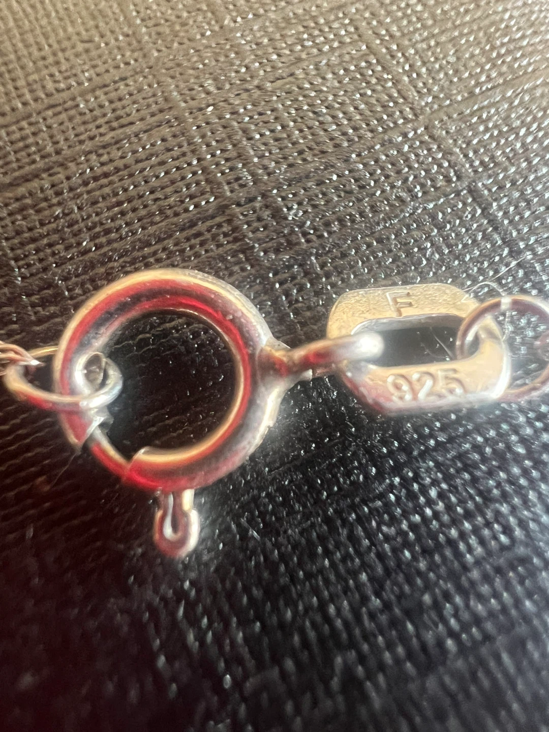 925 silver  Necklace "Daughter" with Diamonds - photo 3