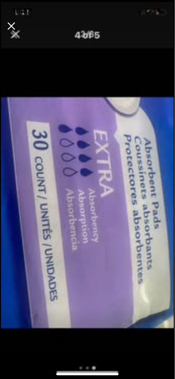 TENA Comfort Extra Absorbent Pads - 30 Count