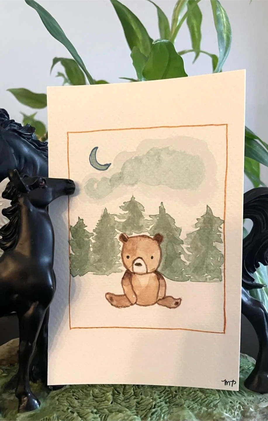 Watercolour animal paintings 4x6