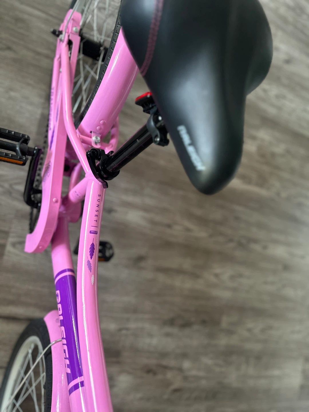 Pink Raleigh bicycle for kids 18 inch - photo 5