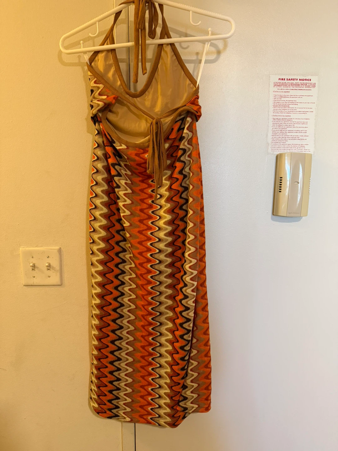 Womens Retro Zig Zag Print Maxi Dress - photo 3