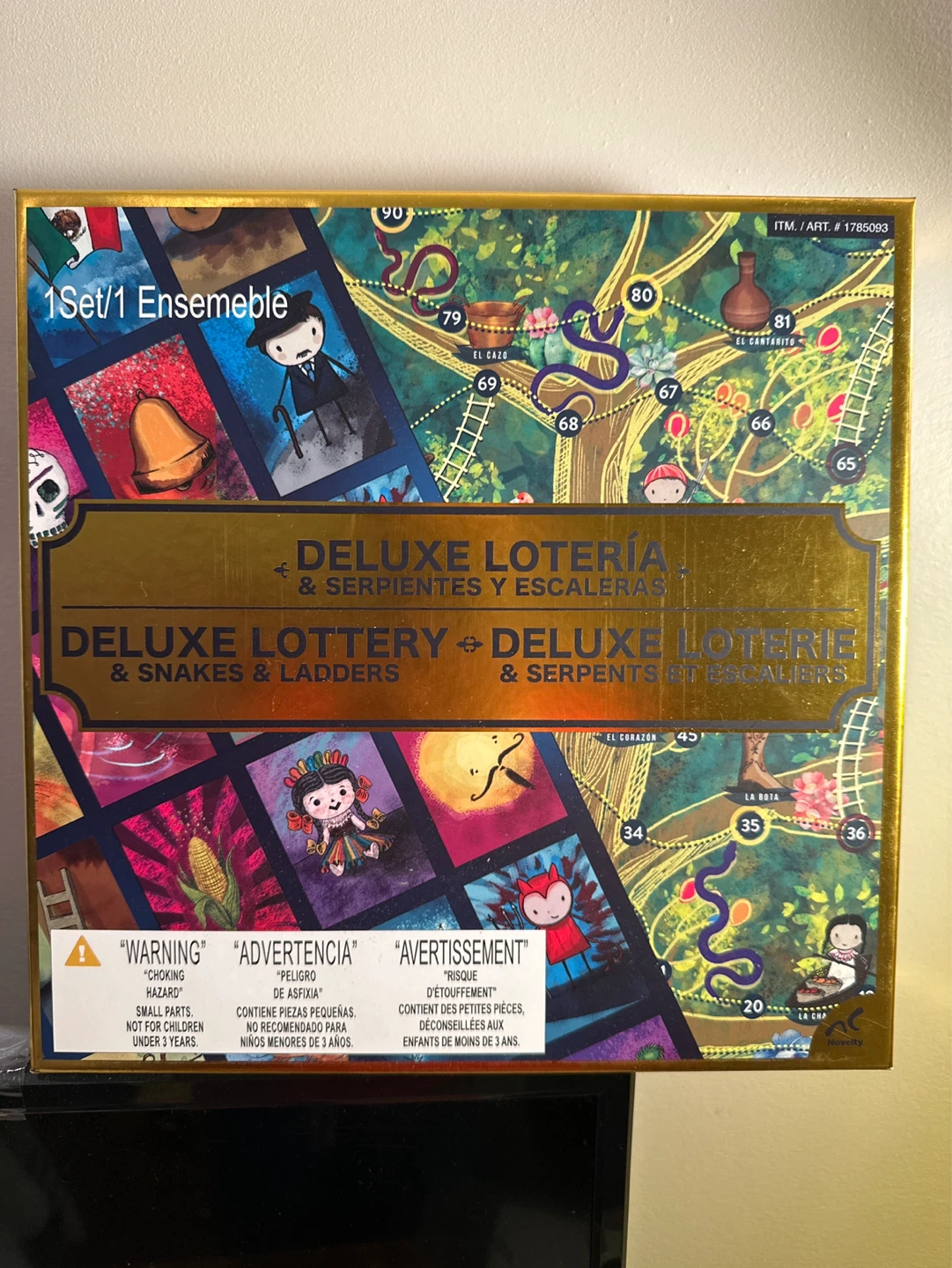 Deluxe Loteria & Snakes and Ladders Game