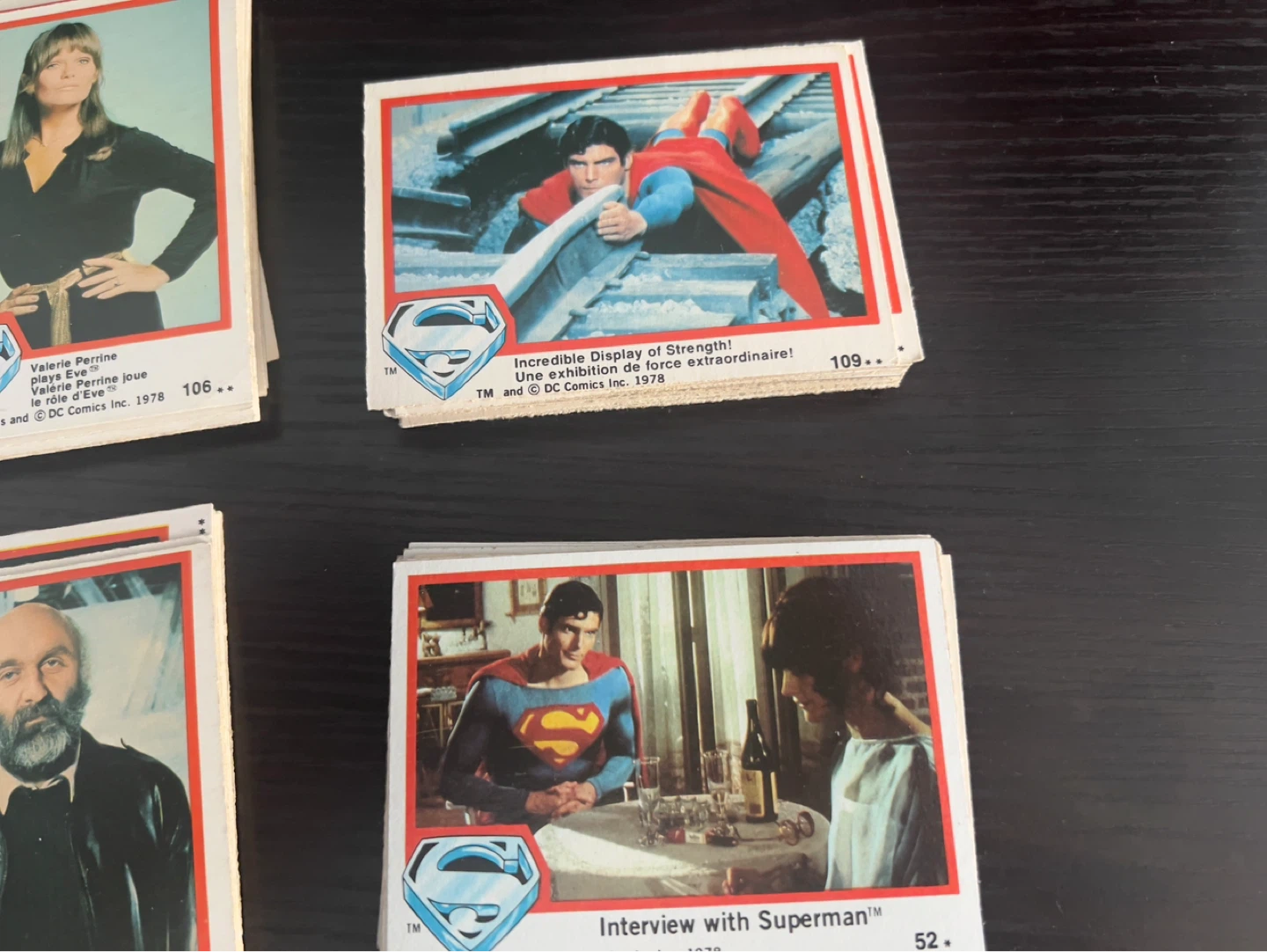 1978 Superman Trading Cards Lot | Christopher Reeve - photo 2