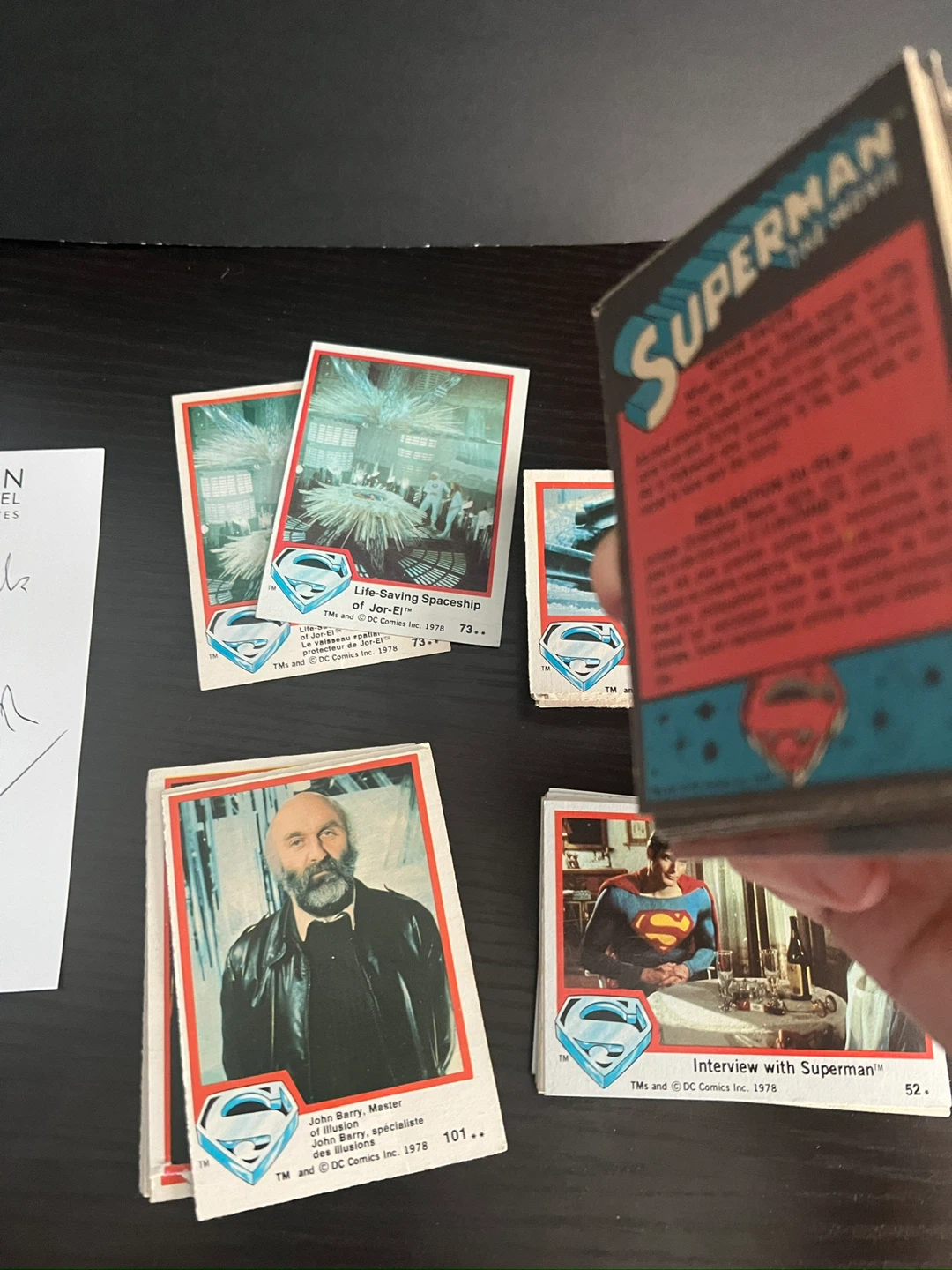 1978 Superman Trading Cards Lot | Christopher Reeve - photo 3