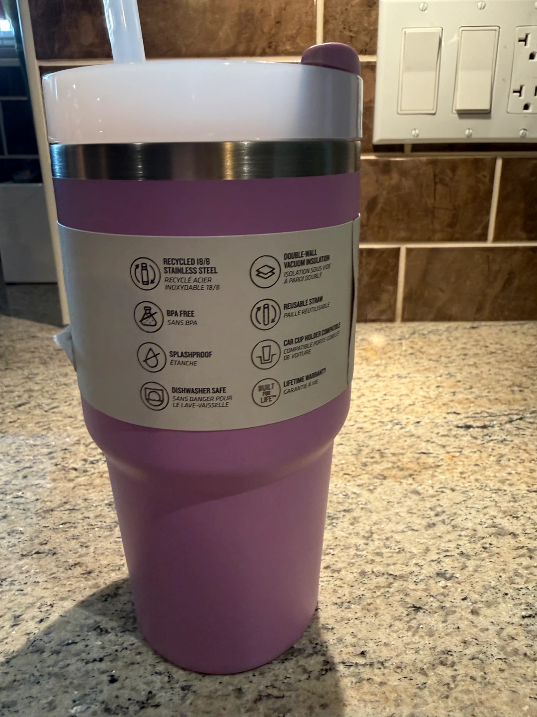 Stanley Quencher H2.0 Tumbler 20 oz Lilac - photo 3