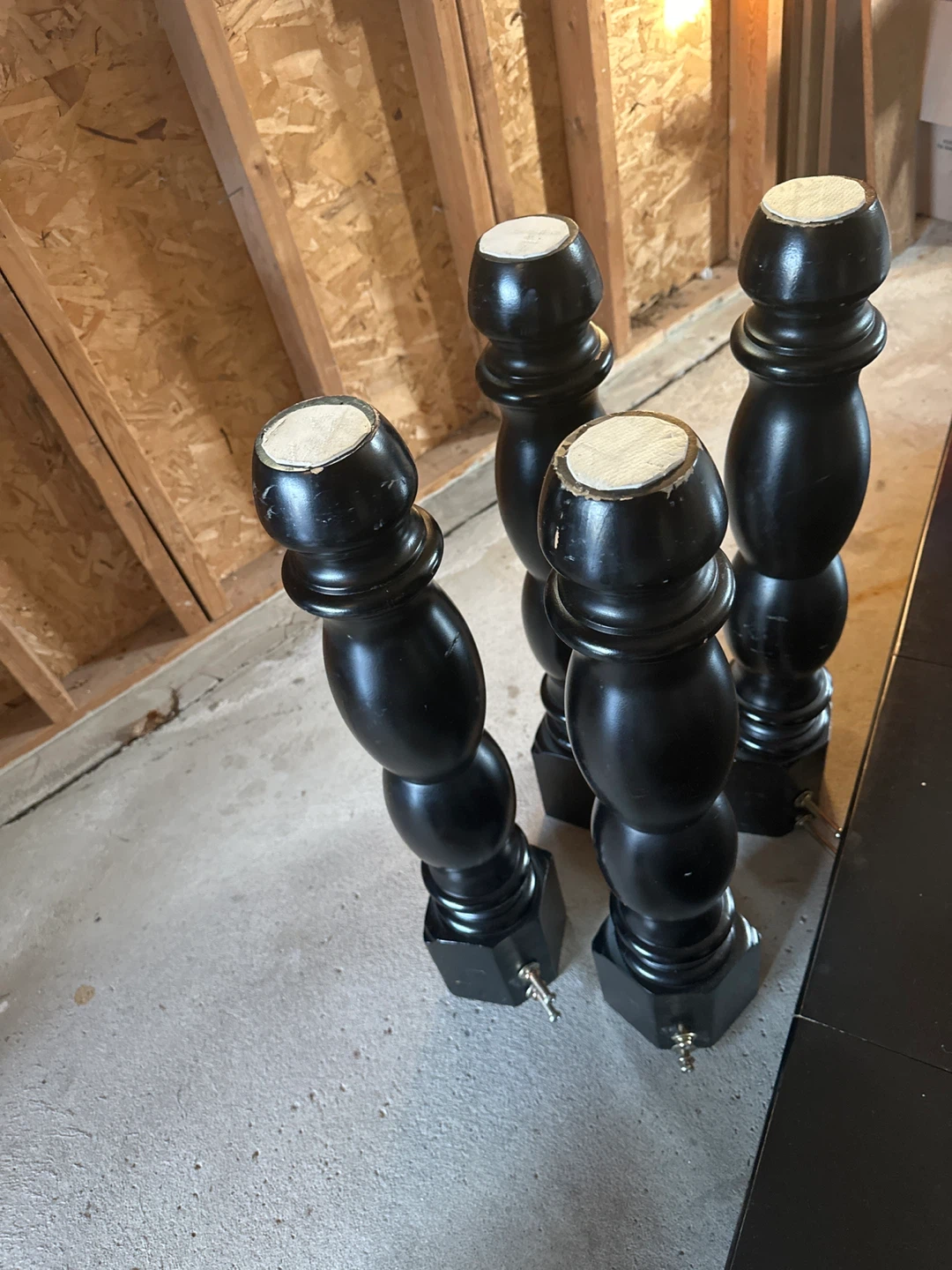 Black Dining Table Top and Legs - photo 2