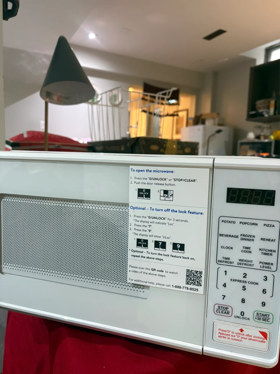 White Microwave Oven