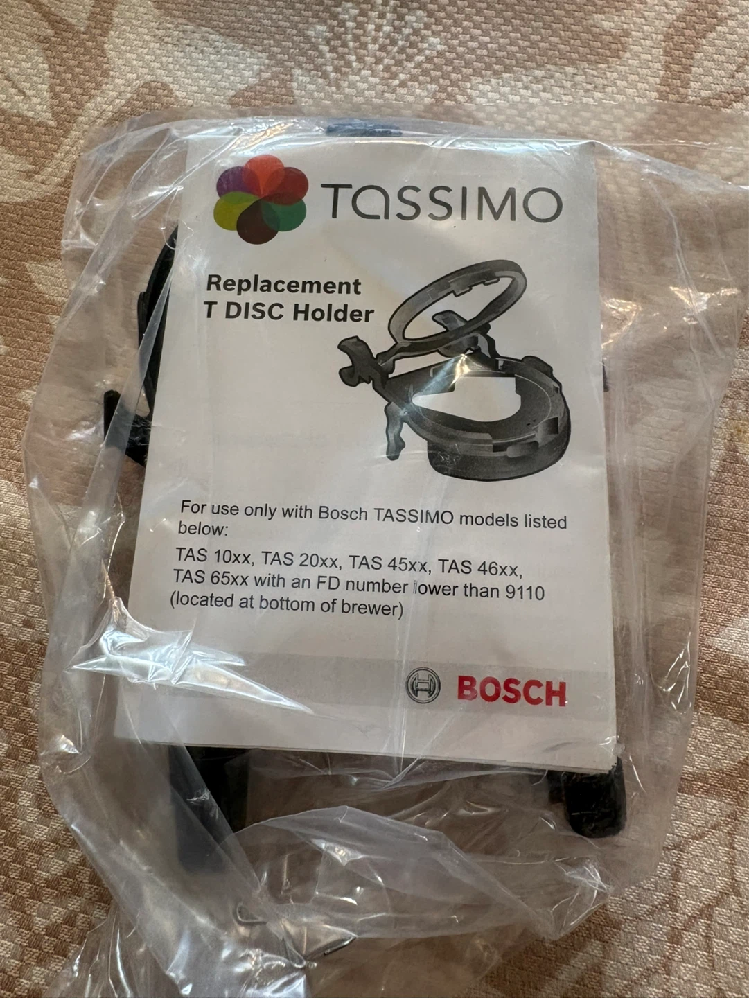 New Bosch TASSIMO Replacement T DISC Holder 🌱